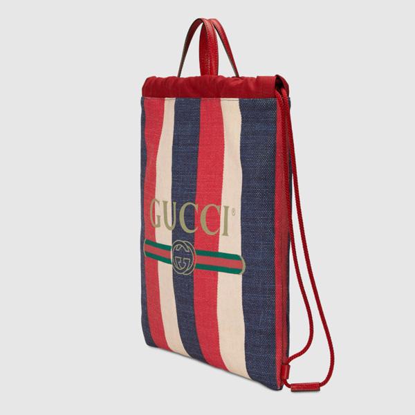 2024新作大人気 グッチスーパーコピー GUCCI WEBシルヴィー キャンバスリネン バッグパック 9071810